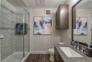 Oversized garden soaking tubs & semi-frameless walk in showers
